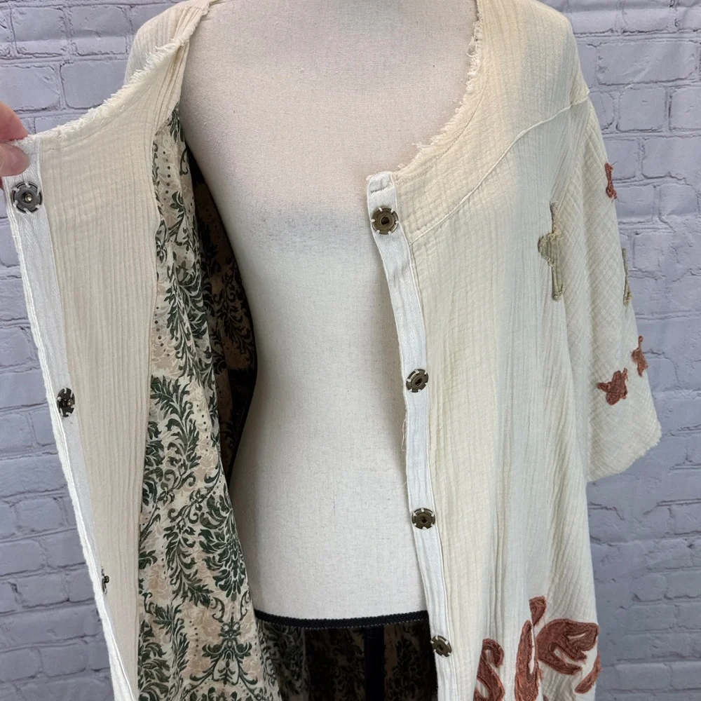 Spirited Star Oversized Duster one size new with tags - Picture 7 of 10